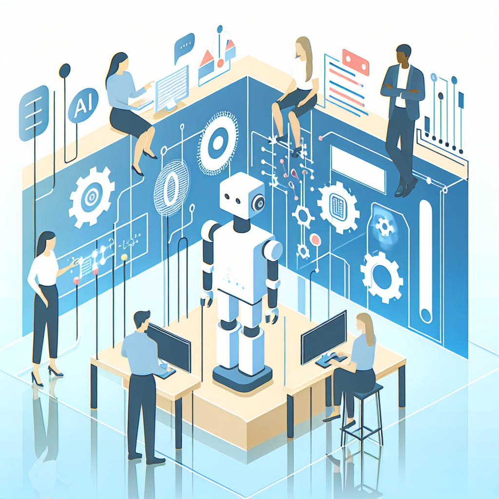 Ilustração representando o conteúdo do artigo Automação Robótica de Processos e IA: Como Maximizar Resultados Empresariais em 2024