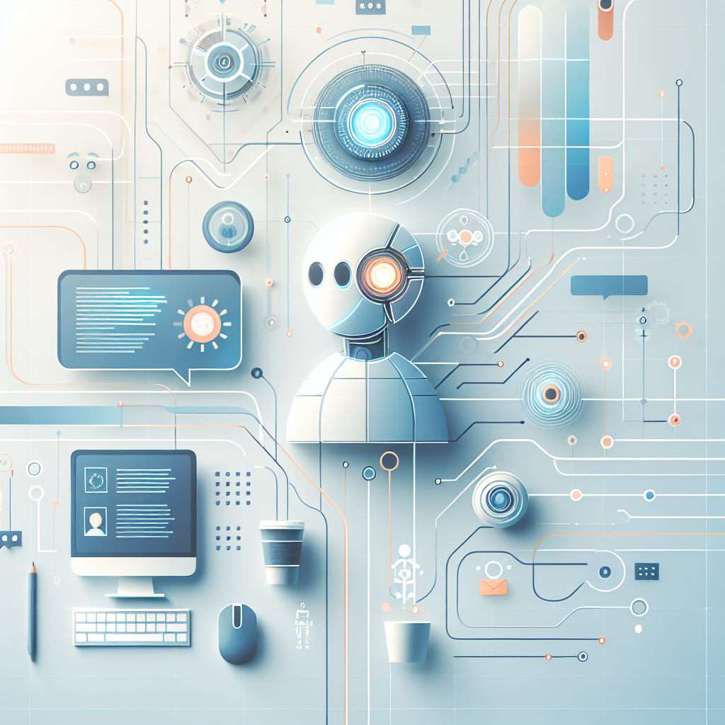 Ilustração representando o conteúdo do artigo Desbloqueando o Potencial do Chat com Inteligência Artificial: Vantagens, Desafios e Implementação