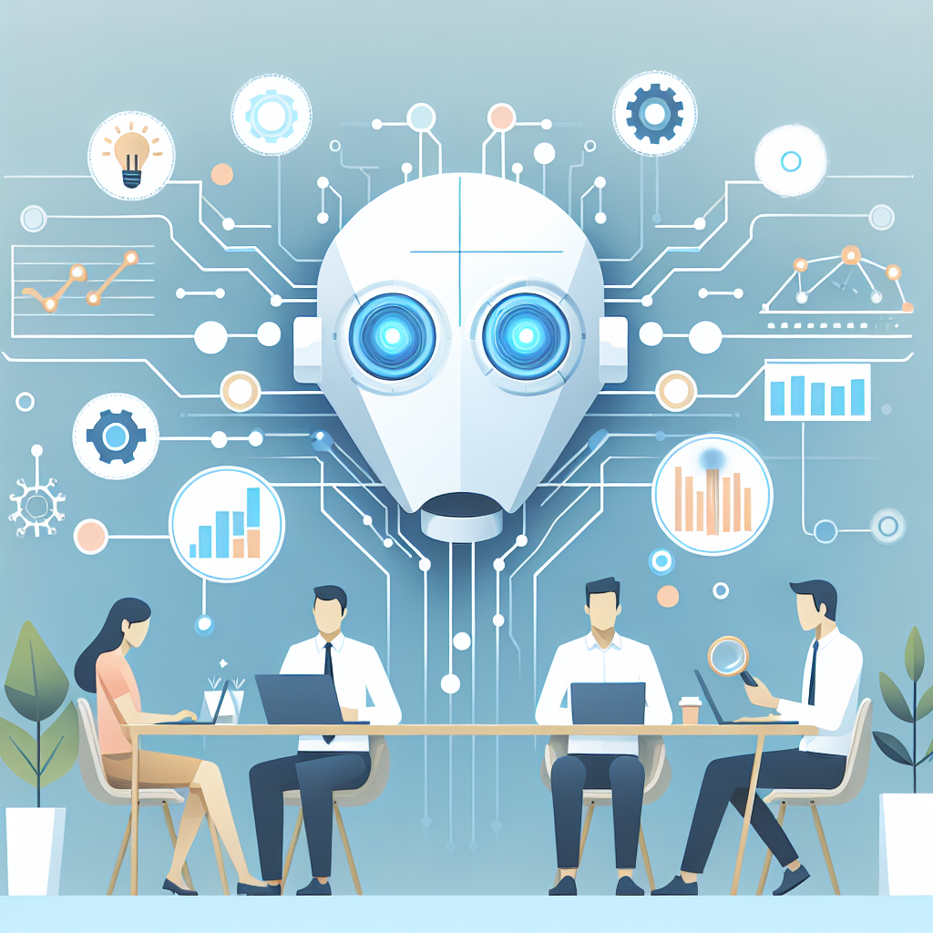 Ilustração representando o conteúdo do artigo Detector de IA: 7 Estratégias Eficazes para Proteger Sua Empresa e Impulsionar Resultados