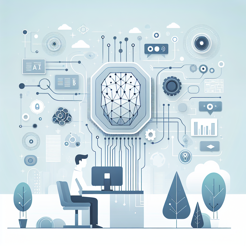 Ilustração representando o conteúdo do artigo Direito Empresarial e Inteligência Artificial: 7 Estratégias para Reduzir Riscos e Maximizar Oportunidades