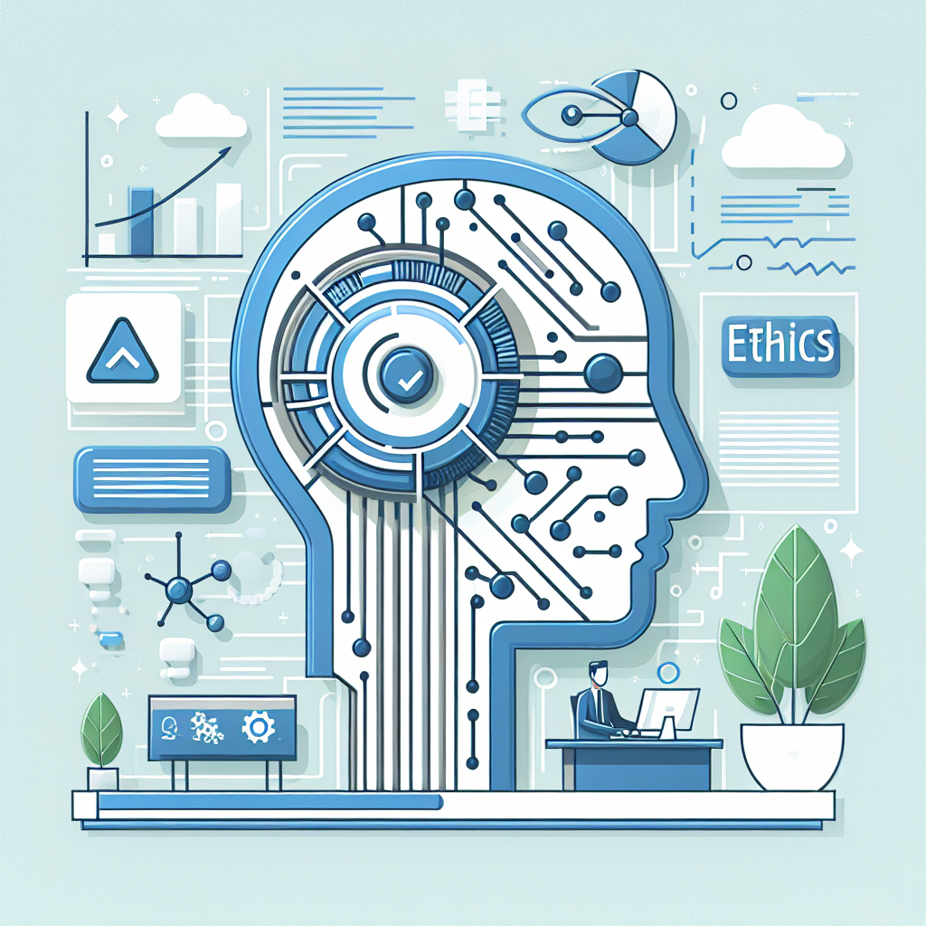 Ilustração representando o conteúdo do artigo Ética na Inteligência Artificial: 7 Passos Para sua Empresa Evitar Riscos e Potencializar Resultados