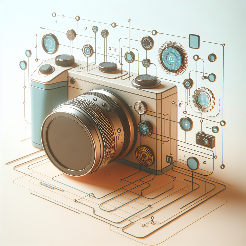 Ilustração representando o conteúdo do artigo Inteligência Artificial em Fotografia: Aplicações e Desafios