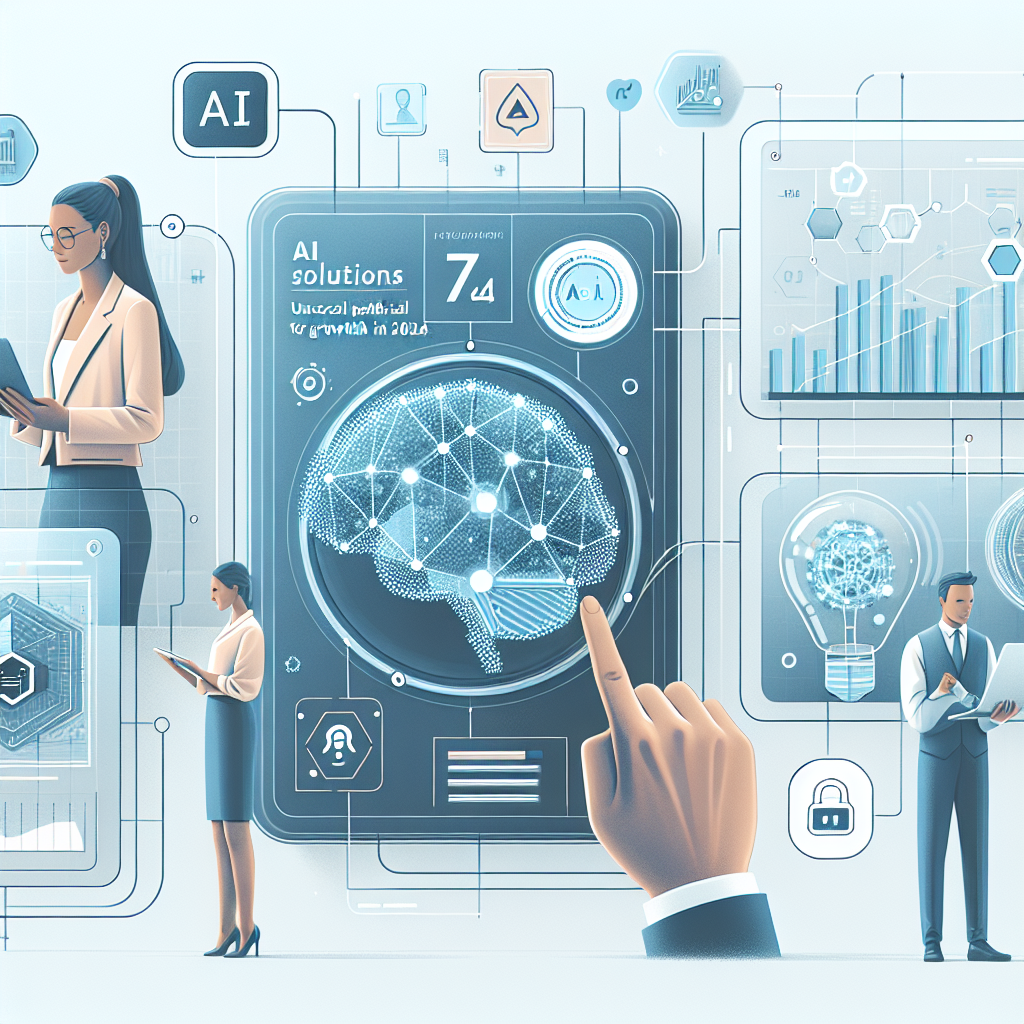 Ilustração representando o conteúdo do artigo Soluções de IA para Negócios: Descubra 7 Caminhos Práticos Para Crescer em 2024